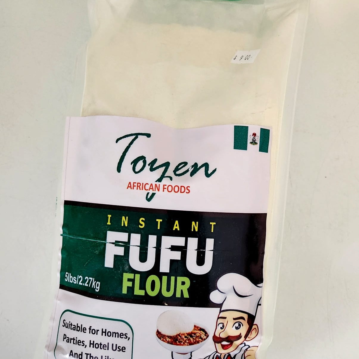 FUFU)"CASSAVA FLOUR 5LB