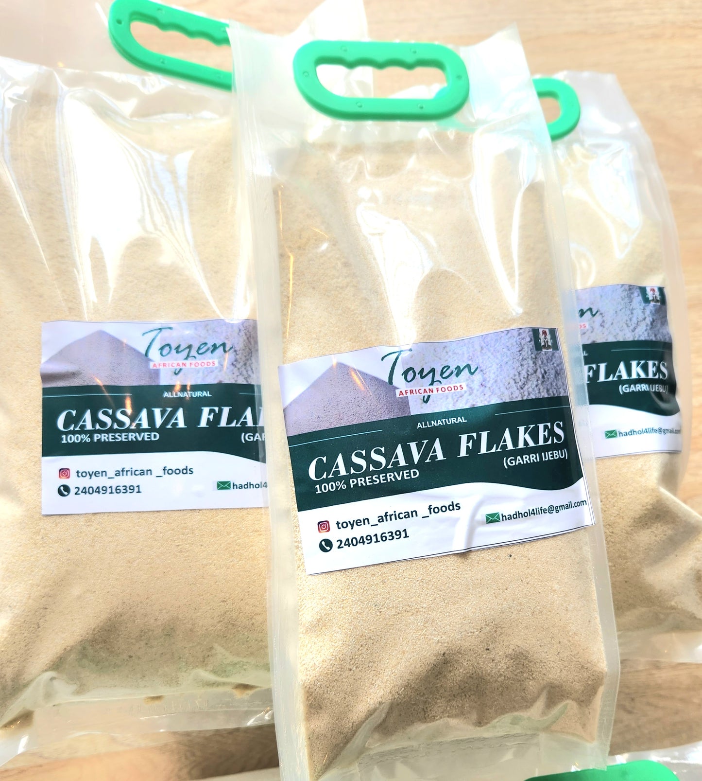 GARI IJEBU ( CASSAVA FLAKES) 10lb