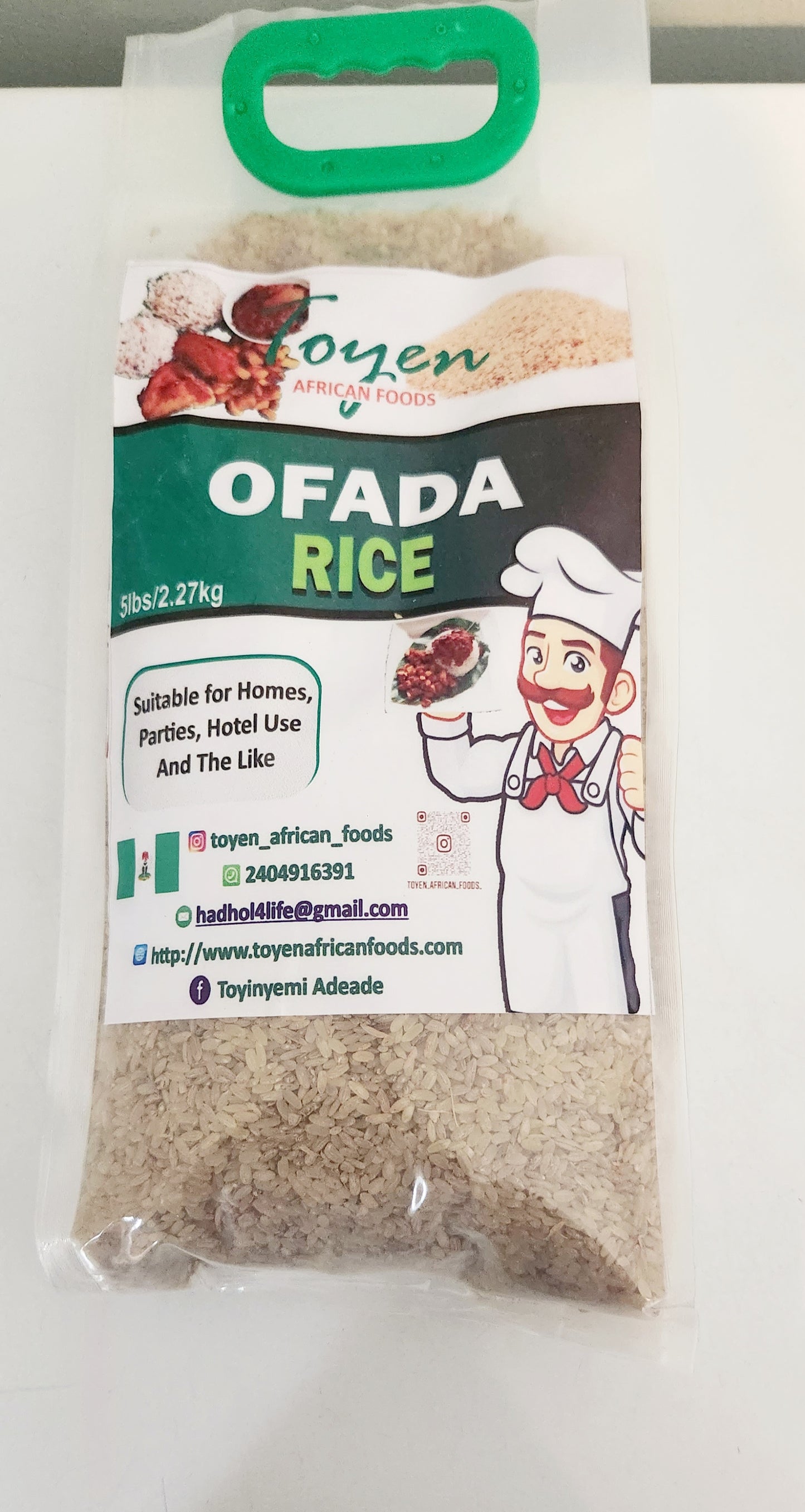 UNPOLISHED RICE (OFADA) 5lb