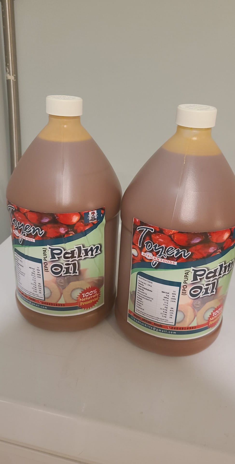 PALM OIL (EPO PUPA) 1 gallon